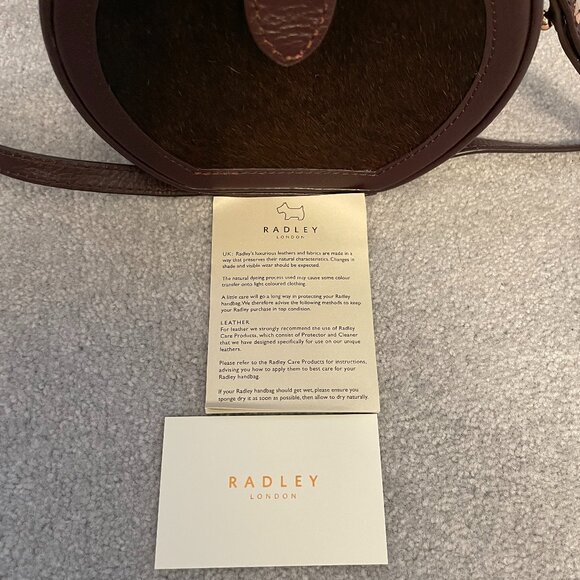 Radley London Witley Circle Calf Hair Crossbody Purse - Picture 11 of 13